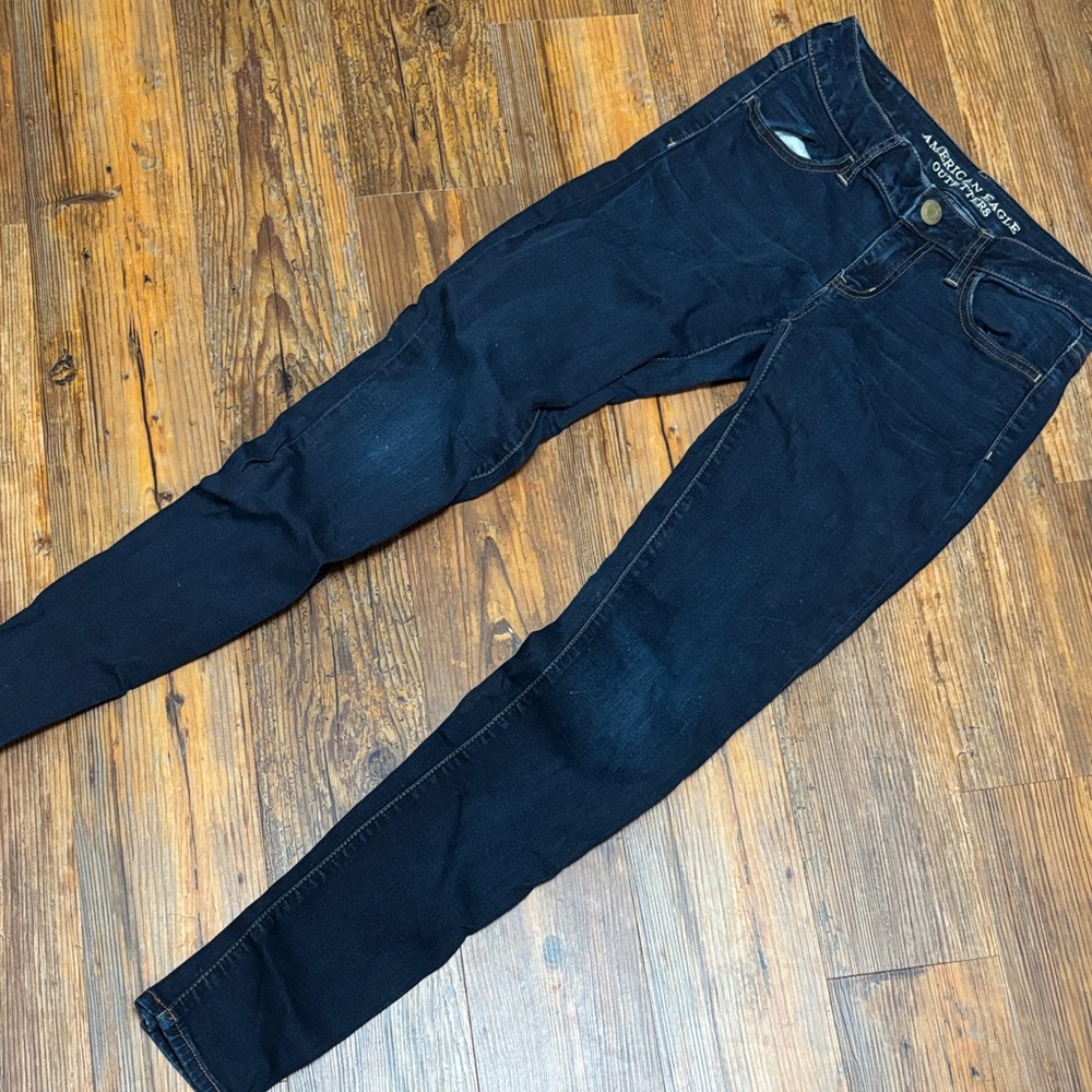 American Eagle Outfitters Dark Blue Skinny Jeans